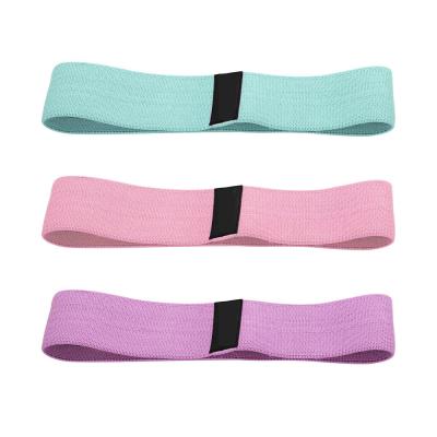 China Ultra Stretchable TPE Heavy Fabric Resistance Bands Pink 25in for sale