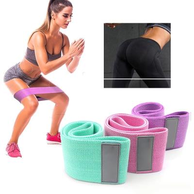 China OEM 70lbs Workout Fabric Resistance Bands 40lbs Peach Band Set for sale
