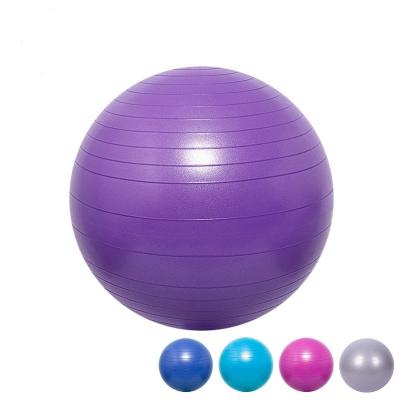 China ZH Purple 45CM Inner Thigh Workout Yoga Ball 1600g Fitness Gear Stability for sale