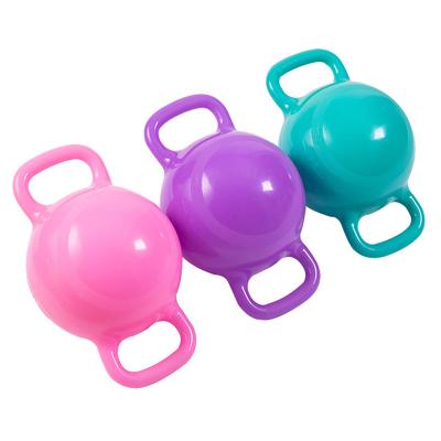 China Odorless PVC Coated Water Filled Kettlebell Workout Yoga Ball for sale