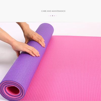 Китай Дополнительная большая йога PVC дополнительная толстая и циновка 5mm Pilates продается