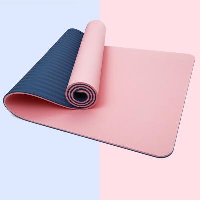 China Esteira de duas cores da ioga do exercício do TPE 0.61m uma superação rápida grossa de 2 polegadas à venda
