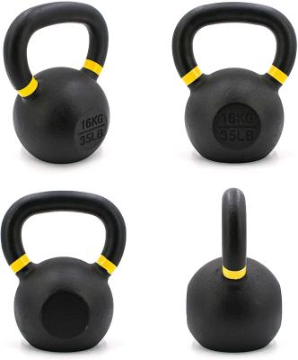 China Gym Workouts 10kg Cast Iron Kettlebell Vinyl Coated Anti Abrasion for sale