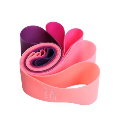 China 50mm 10lbs Natural Latex Resistance Bands 10lbs Closed Loop for sale
