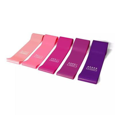 China 60*5cm 40LB Natural Latex Resistance Bands Exercise Stretch Bands for sale