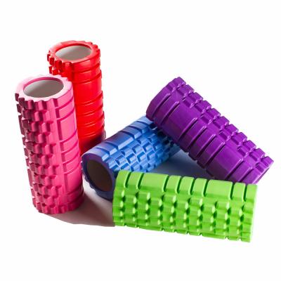 China 12in Hollow Core Foam Roller Self Fascial Relaxation 30cm Pressure Point Roller for sale