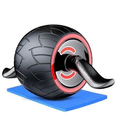 China Red Perfect Fitness Ab Carver Pro Roller Enhance Muscle Auto Rebound Ab Wheel Roller Set for sale