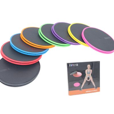 China Eco Friendly Customized Exercise Yoga Fitness Exercise Round Mat Gym Training Sliding Discs en venta