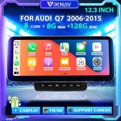 China 12,3 jogador do autorrádio da polegada HD Android para Audi Q7 2006 2015 à venda