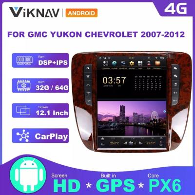 China GMC Yukon Chevy Silverado Unidade principal Android 9,0 da tela IPS de estéreo do carro à venda