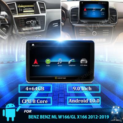 China 9inch Android 10 Mercedes Benz Radio For ML W166 GL X166 2012 2019 for sale
