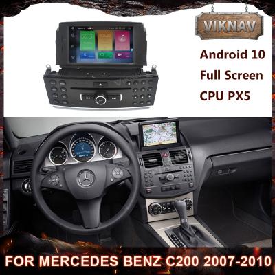 China Android10 PX5 Mercedes Benz Radio For C200 C180 W204 2007 To 2010 for sale
