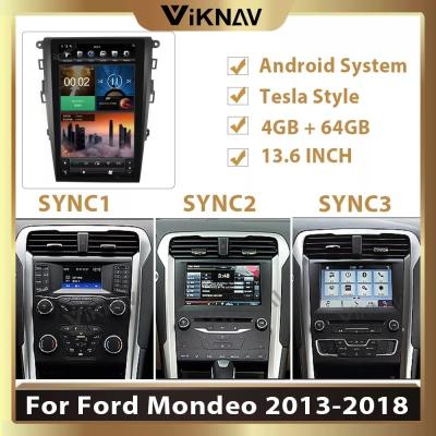 Κίνα Αρρενωπό αρρενωπό ραδιόφωνο 11,0 για Ford Mondeo 2013 ασύρματο carplay υποστήριξης του 2018 στερεοφωνικό προς πώληση