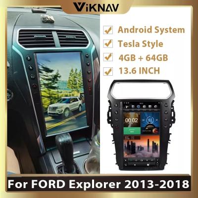 China 13.6 Inch 64GB Ford Android Head Unit For Explorer 2013 to 2018 for sale