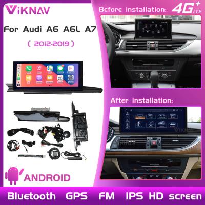 China 1920*720 Android Stereo Receiver For Audi A6 A6L A7 2012 To 2019 for sale