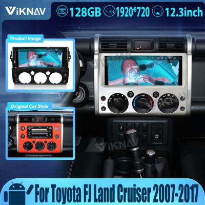 China 8 Core 128GB Car Multimedia Player For Toyota FJ Land Cruiser 2007-2017 for sale