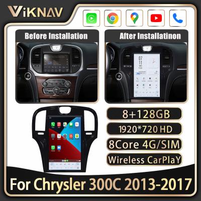 China Stereo Touch Screen Car Radio For Chrysler 300C 2013-2019 Android 11 Wireless for sale