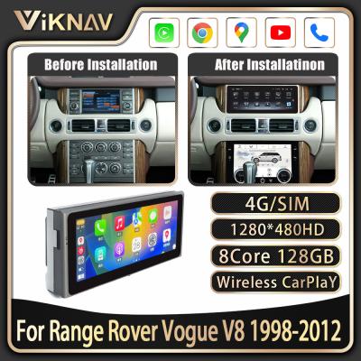 China GPS Navigation Wireless Car Radio Android 10 For Range Rover Vouge V8 L322 1998-2012 for sale