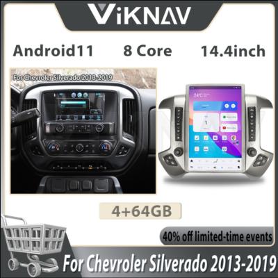 China 14.4 polegadas touch screen rádio de carro Para 2013-2019 Cheveroler silverado 2014-2020 GMC SIERRA GPS Multimedia Player Carplay à venda