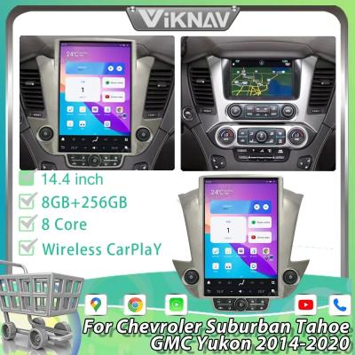 China 14.4 pulgadas Android 11 Radio para automóviles Para 2014-2020 Chevroler Suburban Tahoe GMC Yukon Carplay Navegación GPS Jugador multimedia en venta