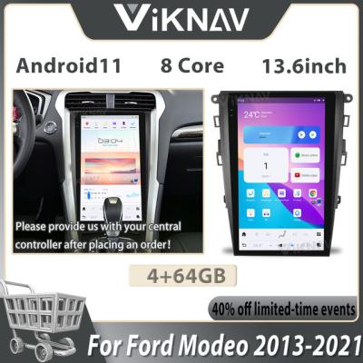 Китай 13.6 дюймовый сенсорный экран для 2013-2021 Ford Mondeo Android 11 Мультимедийный проигрыватель для оригинальных автомобилей SYINC3 GPS CarPlay продается