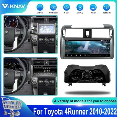 China 12.3 pulgadas de pantalla táctil estéreo para 2009-2019 Toyota 4Runner reproductor multimedia estéreo GPS navegación inalámbrica Carplay en venta