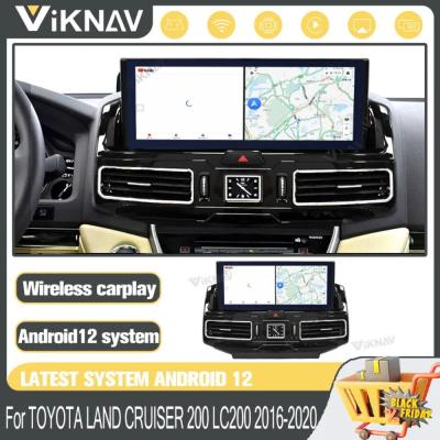 China 12.3inch Android Carplay Car radio For Toyota land Cruiser LC200 Multimedia Player Stereo Android GPS Navigation Carplay for sale
