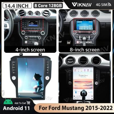 China For 2015-2022 Ford mustang Car radio 14.4 Inch 8 Core Navigation Multimedia DVD Player Android Wireless Carplay 4G BT for sale
