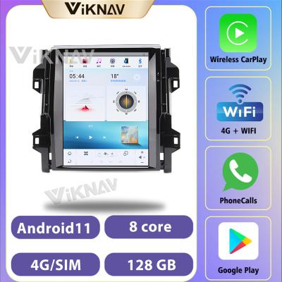 China 12.1 Inch Android Auto Stereo For 2016 Toyota Fortuner Navigation GPS Multimedia DVD Player Wireless Carplay Wifi for sale