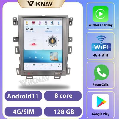 China 12.1 polegadas Android Head Unit Para 2010-2013 Ford Edge 128G Navegação GPS Multimédia DVD Player Android Wireless Carplay 4G à venda