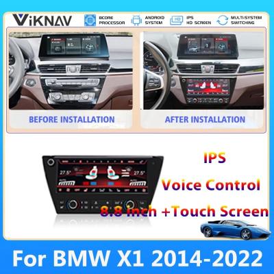 China 2014-2022 BMW X1 Pantalla de aire acondicionado de 8,8 pulgadas Panel de aire acondicionado pantalla táctil digital pantalla LCD digital en venta