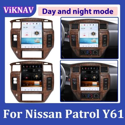 China 12.1 polegadas Touch Screen Head Unit Para Nissan Patrol 128G Navegação GPS Multimédia Player Wireless Carplay 4G à venda