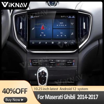 Cina 10.25 pollici touch screen Android 11 Car Stereo Per 2014-2017 Maserati Ghibli in vendita
