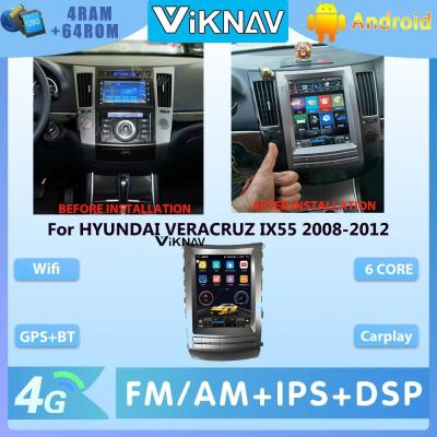 China 8 Core Wireless Android Auto Radio Em 2008-2012 Hyundai VERACRUZ IX55 à venda