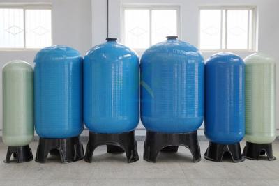 China RO FRP Sealed Reverse Osmosis Water Storage Tank 0.25M3 - 200M3 With Blue / Nature White for sale