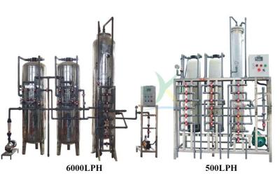 China High Speed Tank Ion Exchange Water Treatment Plant 3000LPH 1 Year Warranty for sale