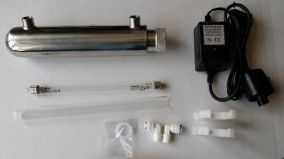 Chine 1 - Système de traitement UV de stérilisateur de l'eau de 12 gal/mn 8W - 40W avec la base en céramique blanche à vendre