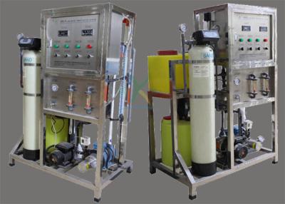 China Sea Water Desalination System / 100LPH High Salty RO Brackish Water Purification Plants for sale