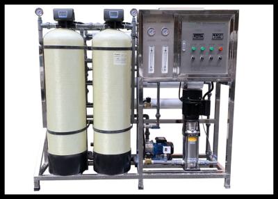 China Fiber Glass Pre - Treatment Filter Reverse Osmosis Water Purification Machine 1T/H With Automatic Control for sale