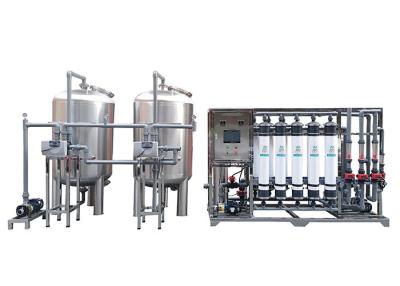 China Planta de tratamento da água automática da reutilização do remoinho do purificador da água do Ultrafiltration do equipamento do filtro do F da membrana 10TPH à venda