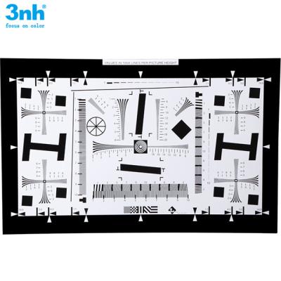 China Iso 12233 Resolution Test Chart  2000 Lines Reflectance Test Card 3nh Brand NQ-10-400A 4X for sale
