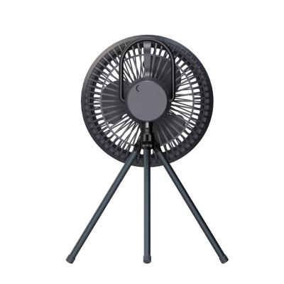 China Adjustable Height Portable Camping Fan 7-32 Hours With Led Lantern for sale