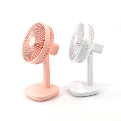 China HEBRONFAN Rechargeable Battery Table Fan With Built In Battery for sale