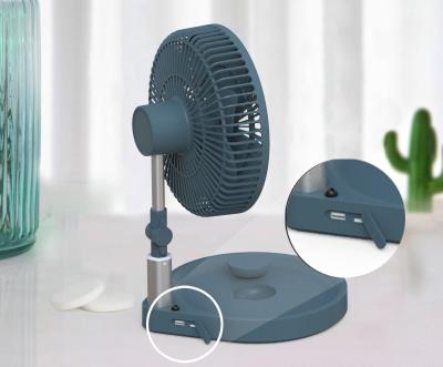 China White ABS Material 5V Portable Camping Fan With 2000MAh Battery for sale