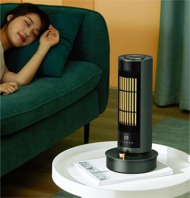 China Waterproof IP44 Portable Electric Fan Heater Customizable Standing Oscillating Heater à venda