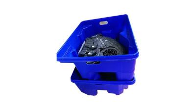 Китай OEM PVC Blister Pack Пластиковые синие ящики для доставки грузового хранения продается