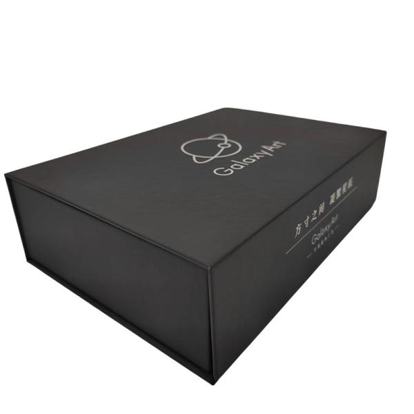 Quality Silver Stamping Jewelry Paper Watch Packaging Box With Matt Lamination for sale