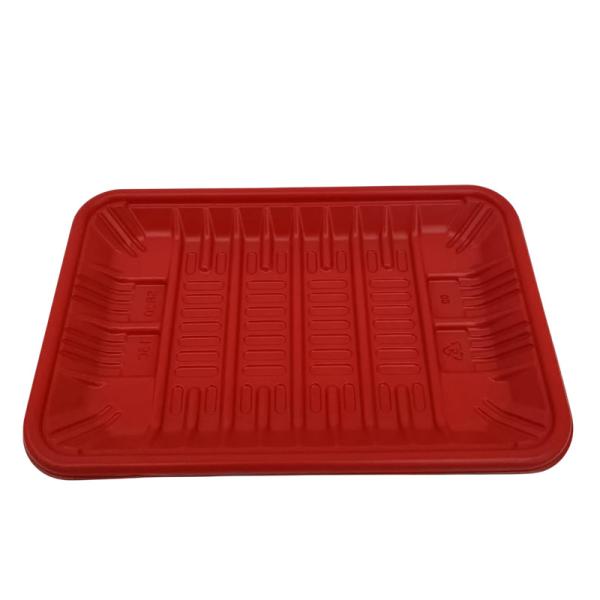 Quality Red Black Plastic Blister Pack PP Disposable Food Packaging Tray for sale