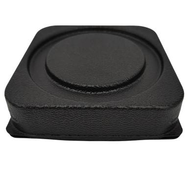 China Recyclable PVC Blister Tray OEM Vacuum Black ESD Hardware Plastic Tray for sale