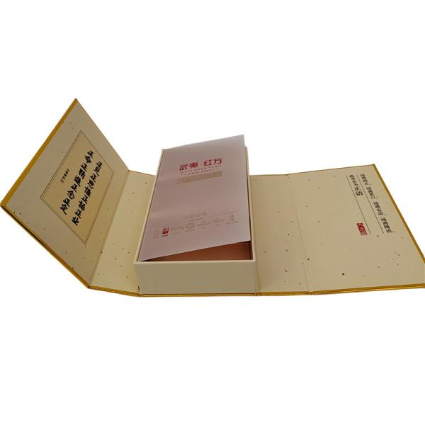 Quality Luxury Custom Magnetic Gift Box Golden Paper Packaging Boxes For Tea Coffe for sale